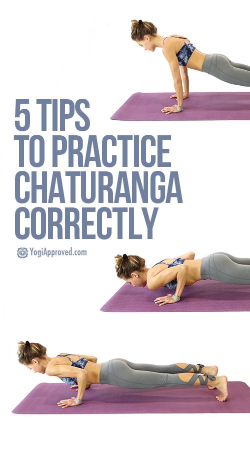5 Tips to Practice Chaturanga Correctly