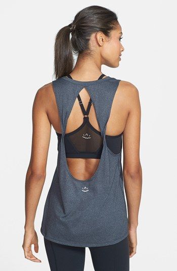 Beyond Yoga Twisted Open Back Tank