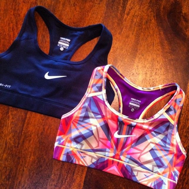Nike or under armour sports bra..... Preferably patterned