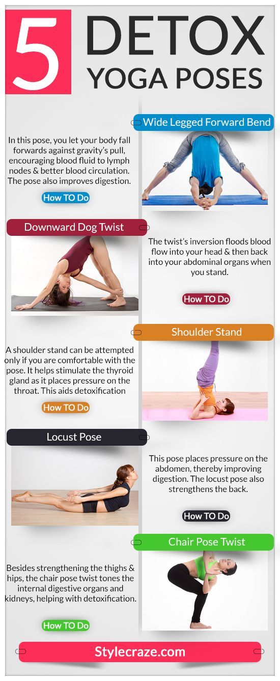 5 Detox yoga poses