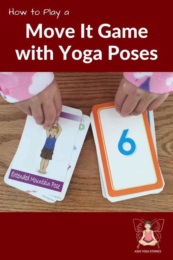 Play a Move It game to learn yoga poses for kids and practice counting! | Kids Y...