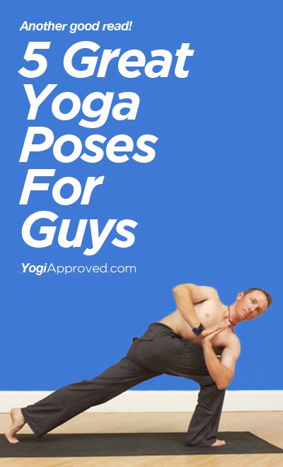 5 Great Yoga Poses for Guys - Click on the image to read the article