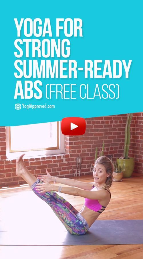 FREE YOGA CLASS 13 Minutes to Strong Core and Summer-Ready Abs with Ashton Augus...