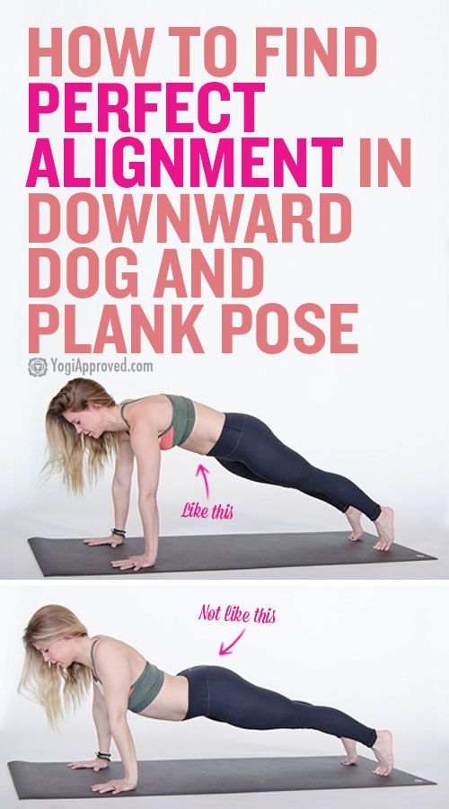 The secret to a perfect Plank and Downward Dog is alignment. Learn the proper fo...