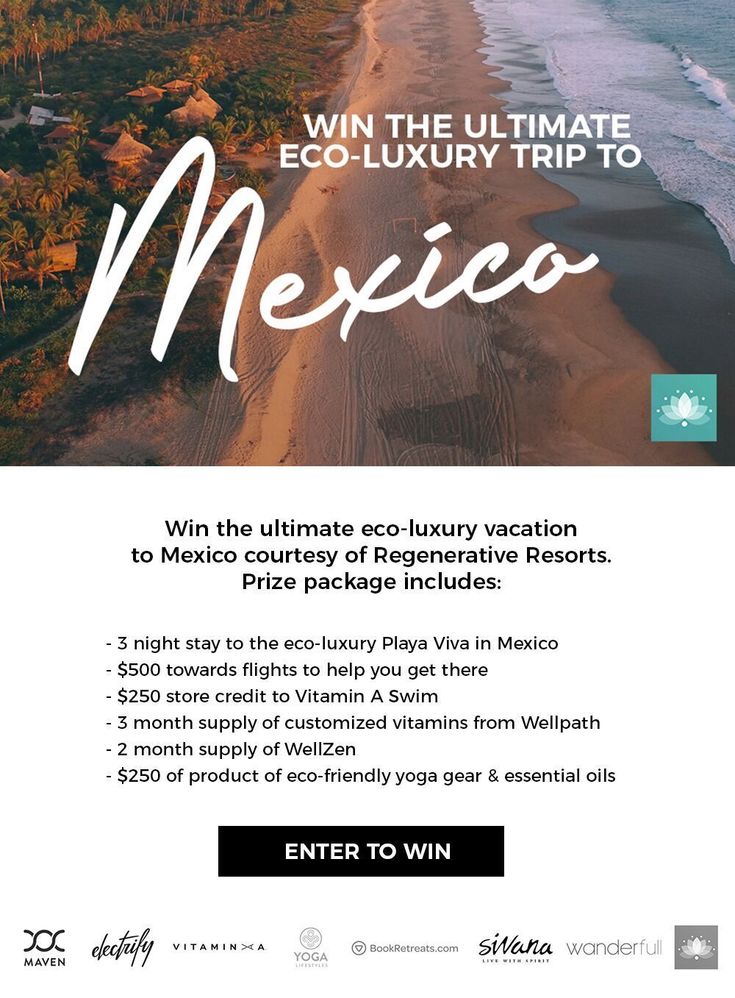 Looking for an excuse to take a deliciously eco-luxury vacation in Mexico this y...