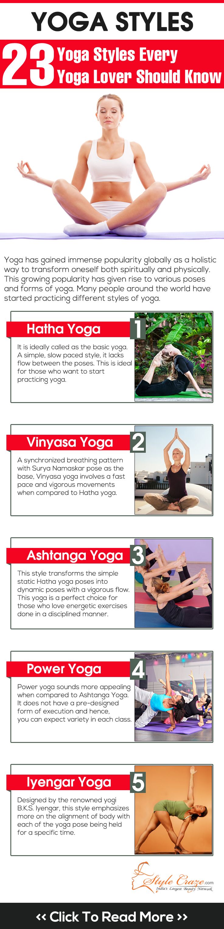 23 Yoga Styles Every Yoga Lover Should Know