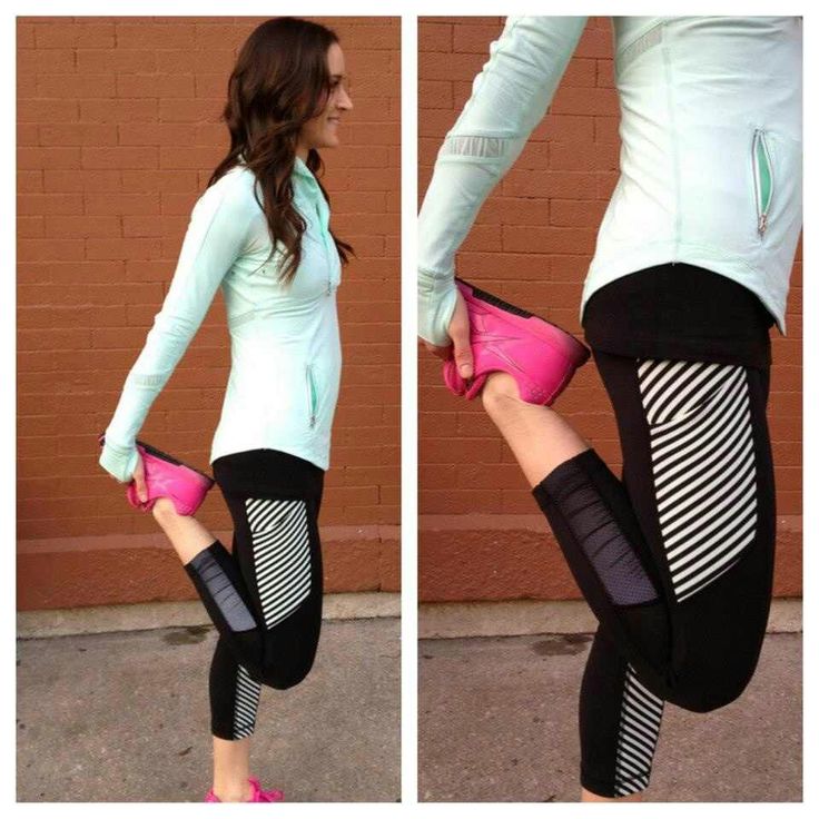 Lululemon - mine are even cuter - stripes on the front & bottom, black on the ba...