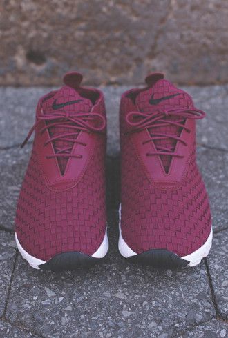 burgundy woven wine red fitness nike shoes trainers sneakers