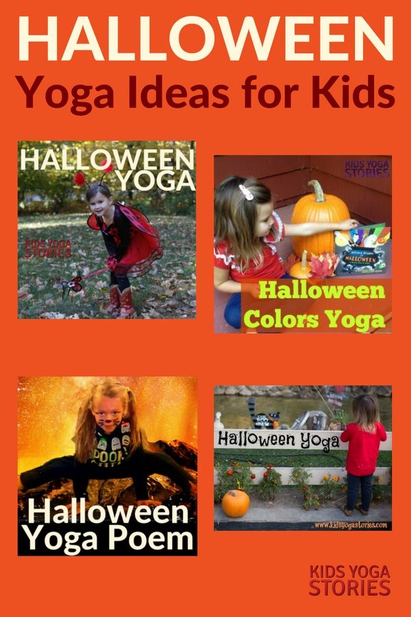 Collection of Halloween Ideas for Kids Yoga - to add movement to your Halloween ...