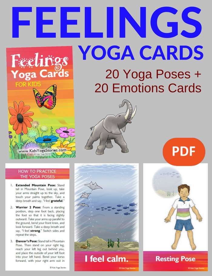 Experience your emotions through yoga moves for kids! Be cuddly, confident, and ...