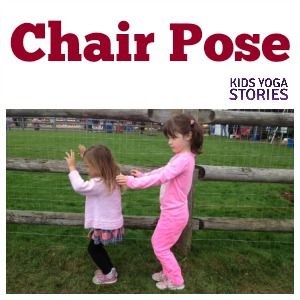 How to do Chair Pose with Kids | Kids Yoga Stories