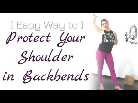 ✨ Easy Way to ✨ Protect Your Shoulders in Backbends - YouTube