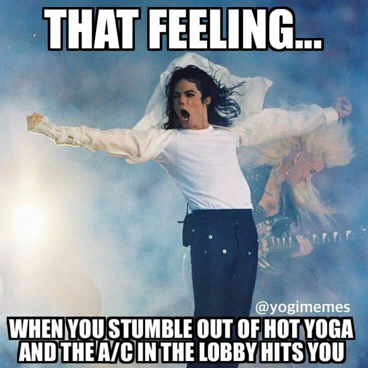 Lol. I don't workout or yoga but this is funny
