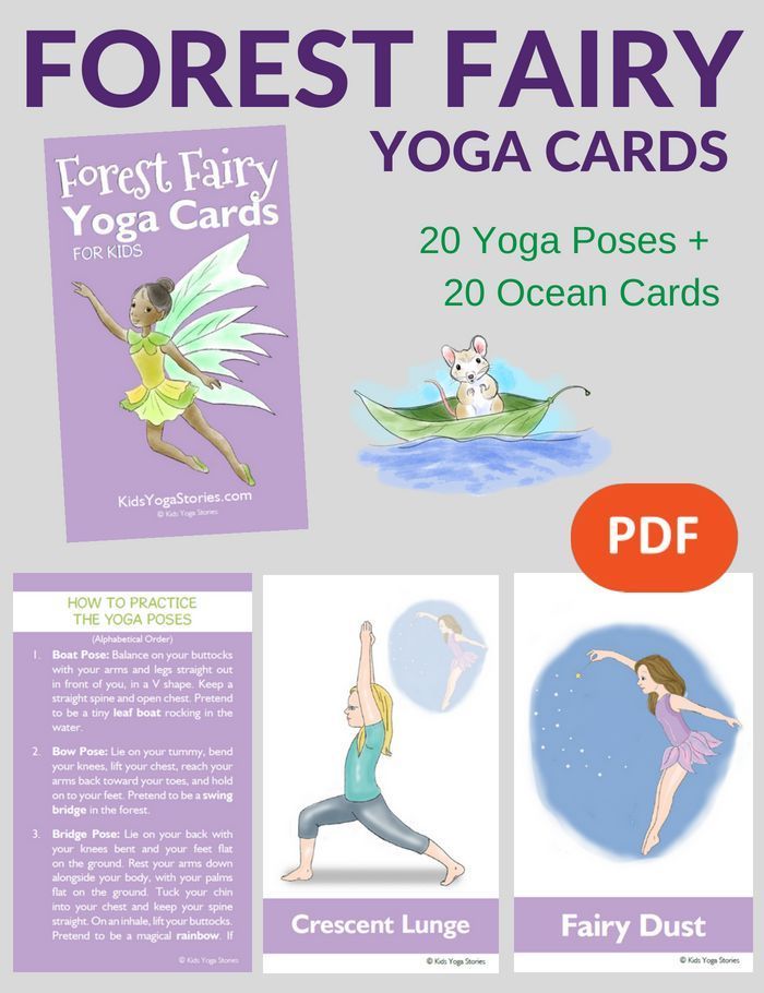 Forest Fairy Yoga Cards for Kids | Kids Yoga Stories