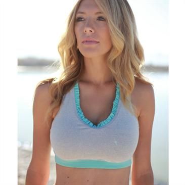 This ruffled sports bra from AlbionFit.com is on my Christmas wish list. Who say...