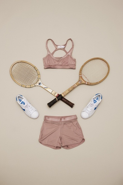 Tennis wear still life photographed by Carl Kleiner, styled by Julie von Hofsten