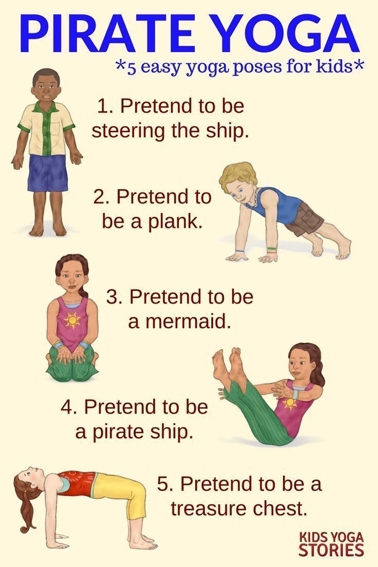 5 Pirate Yoga Poses for Kids - to explore the pirate world through movement | Ki...
