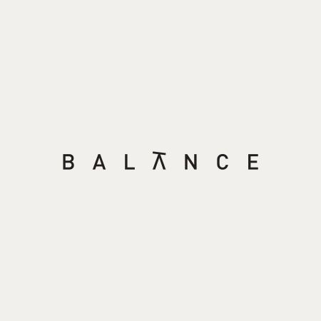 Minimalisme - Le fond et la forme - Logo inspiration - Balance