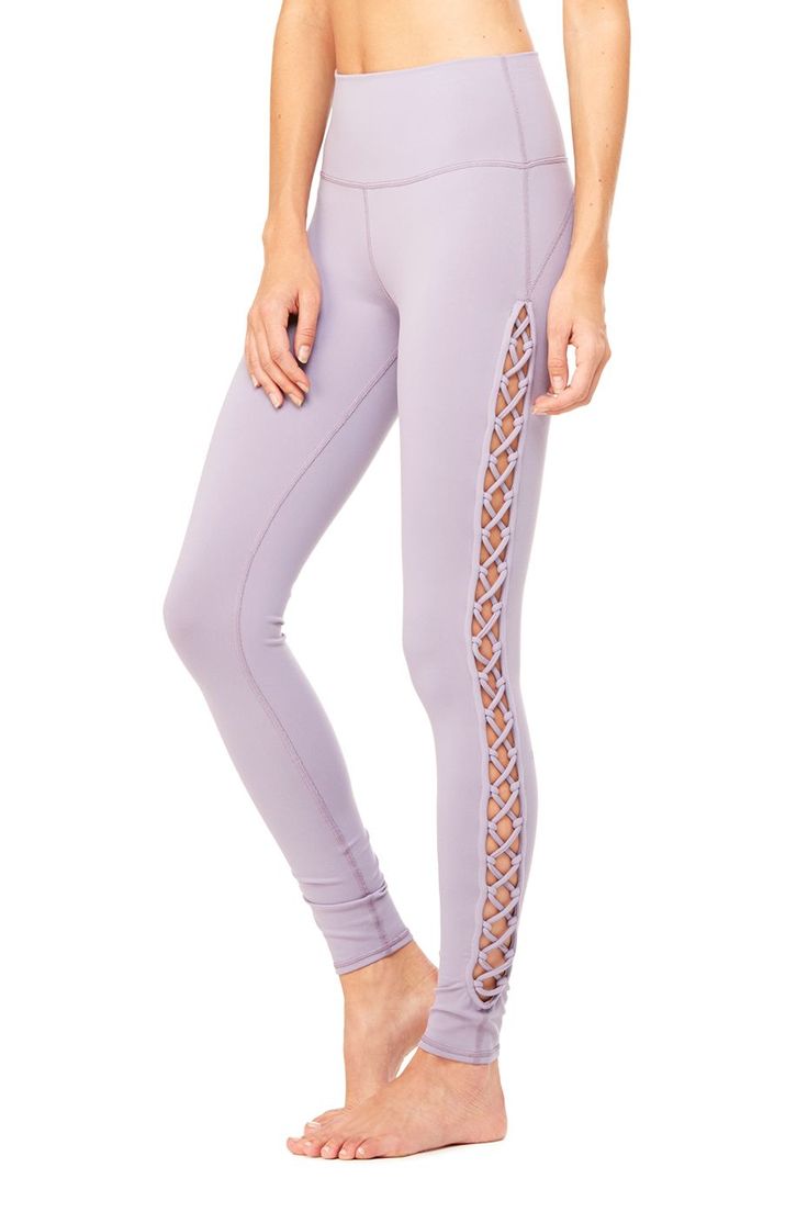 High-waisted for the most flawless fit, the Interlace Legging is bound to be you...