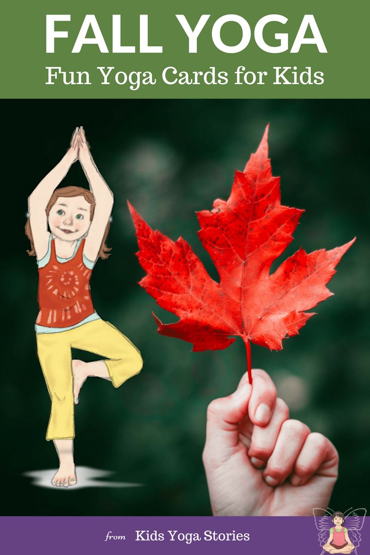 FALL YOGA CARDS!   Enjoy the crisp Autumn air and the changing colors of Fall wi...