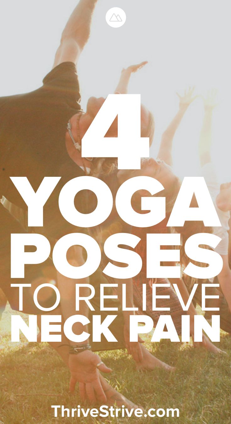 Experiencing neck pain? Here are 4 great yoga poses for beginners that you can d...