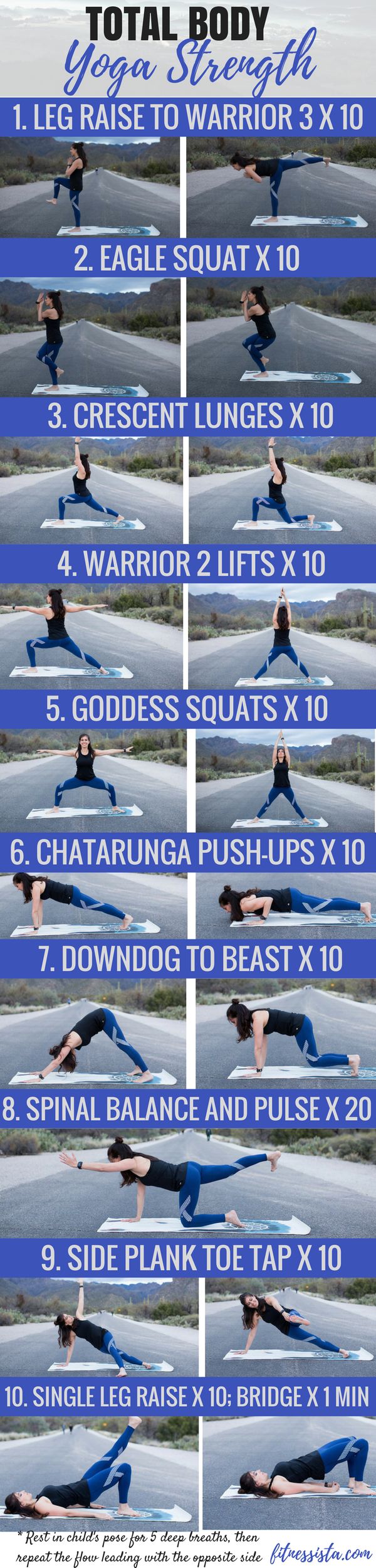 Total body yoga strength: A bodyweight workout you can do at home to improve str...