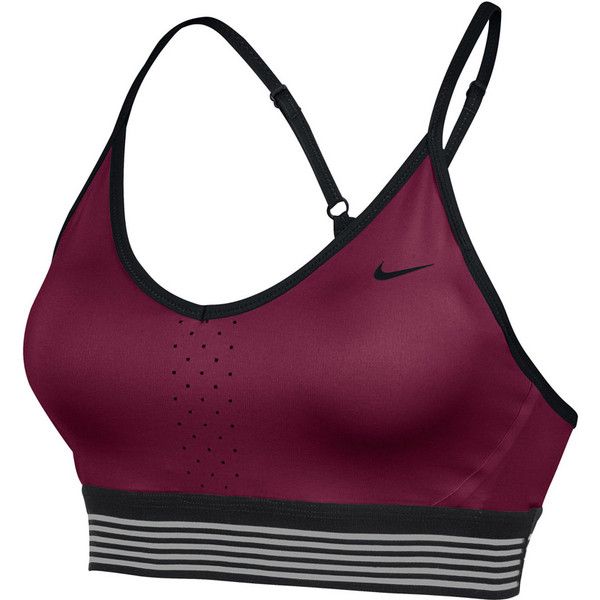 Nike NIKE Pro Cool Indy Sports Bra ($44) ❤ liked on Polyvore featuring activew...
