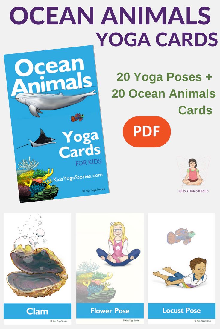 Learn about ocean animals through basic yoga poses! Pretend to be a sea urchin, ...