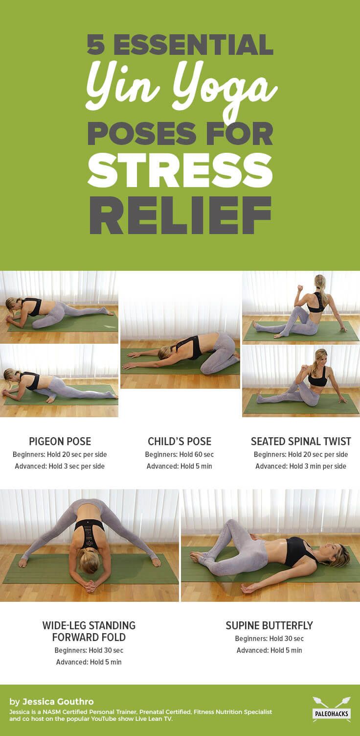 Let your body melt into these poses for relaxation and rejuvenation.