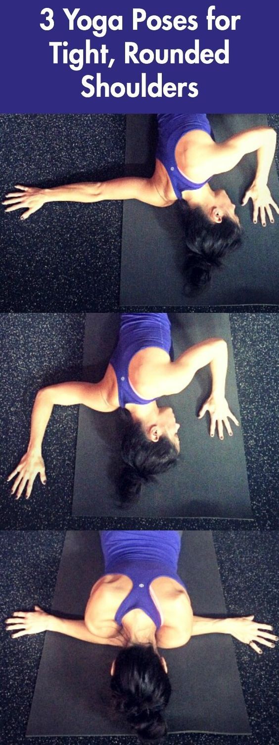 A how-to guide for 3 of the best yoga poses to unlock tight shoulders and chests...