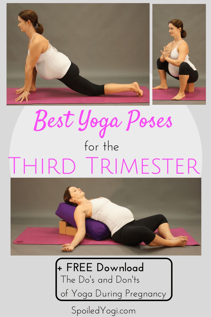 Best Yoga Poses for the Third Trimester | Pregnancy Yoga | Prenatal Yoga | Spoil...