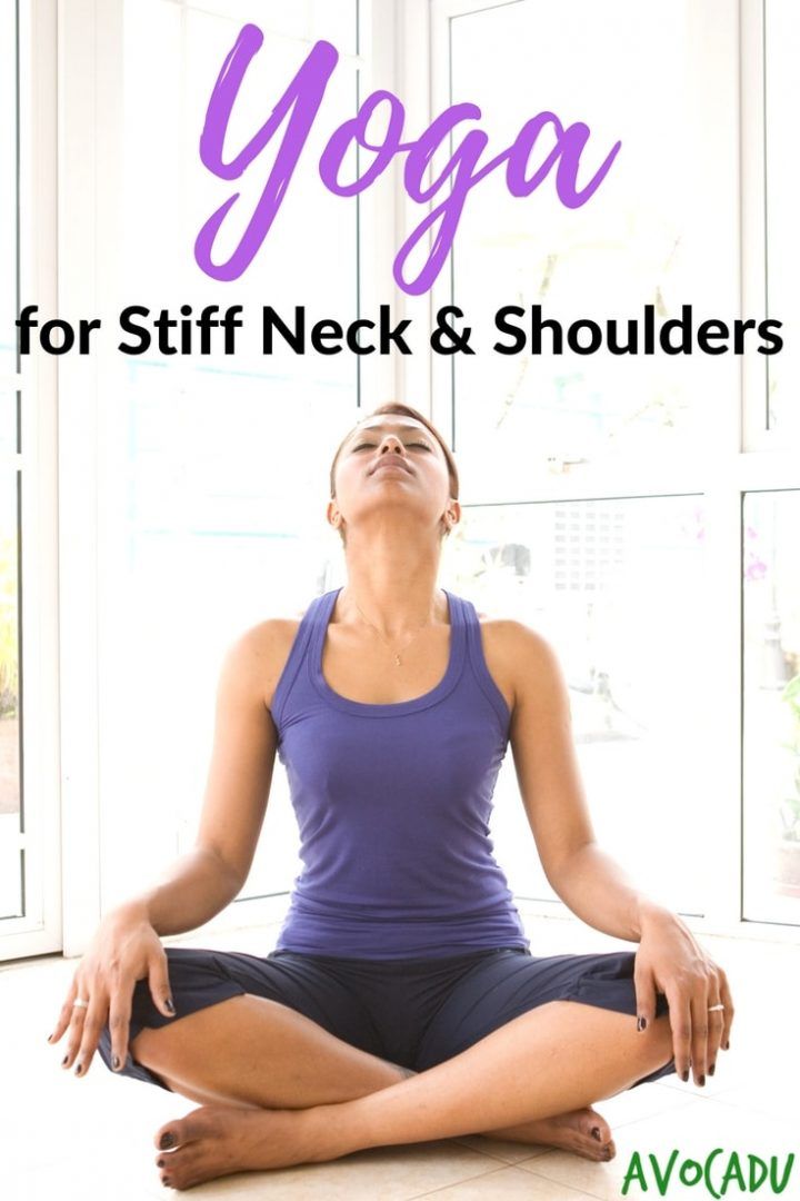 This yoga for stiff neck and shoulders will help you relieve tension, improve yo...