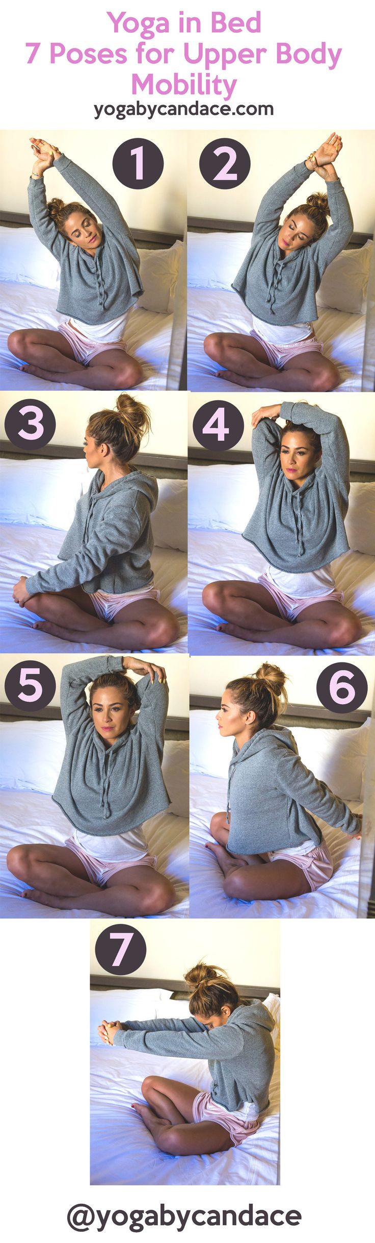 Yoga in Bed - 7 Poses for Upper Body Mobility!