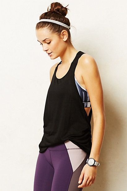 Draped Racerback Tank #anthropologie My Alo product and Design Direction made it...