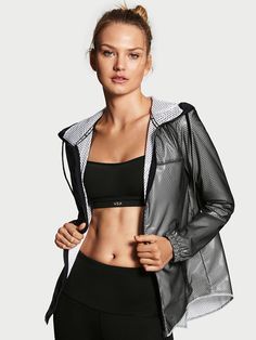Mesh Jacket FitnessApparelExp... ♡ Women's Workout Clothes | Yoga Tops | Sport...