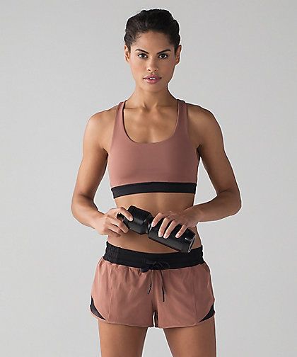 We designed this multi-sport, racerback bra with mesh ventilation for your sweat...
