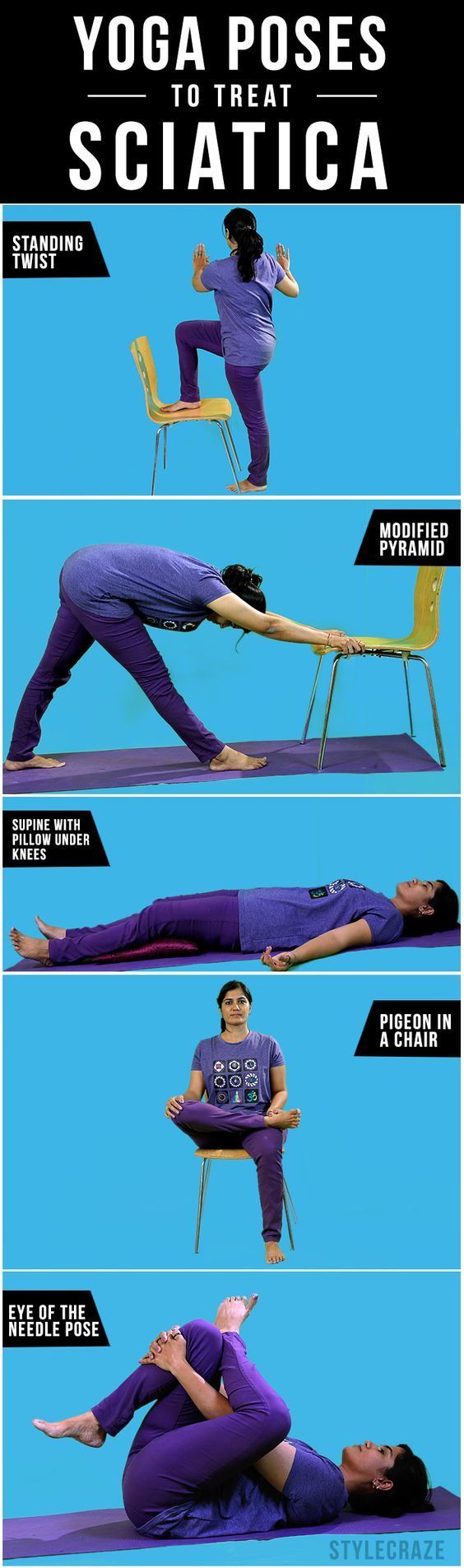 8 Effective Yoga Poses To Treat Sciatica.