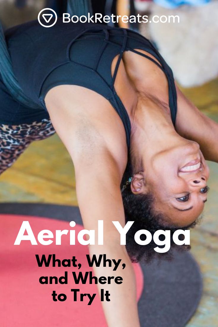 Aerial yoga, or anti-gravity yoga classes, are the safest, most effective way to...