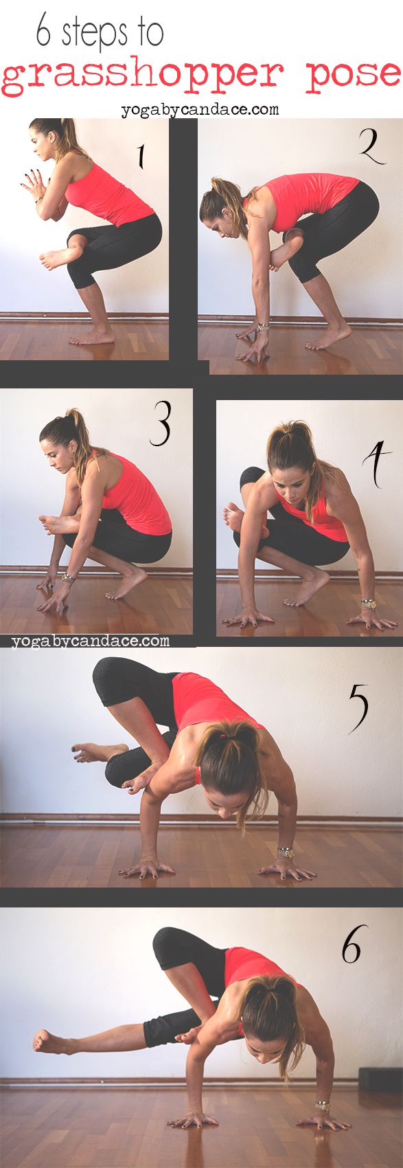 Pin now, practice later! How to do grasshopper pose. Wearing: Zella leggings, ...