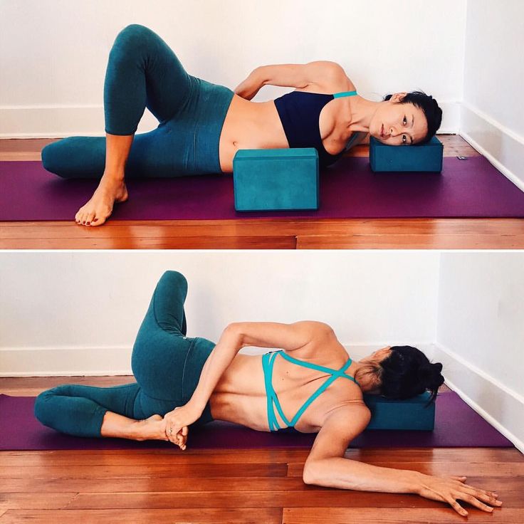 This is a front and back view of a pose I call Tangled Lizard Pose. It’s as un...