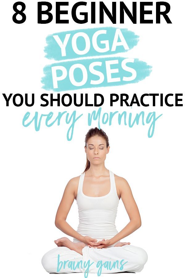 Use this simple 5-minute beginner yoga routine or extend each pose and make this...