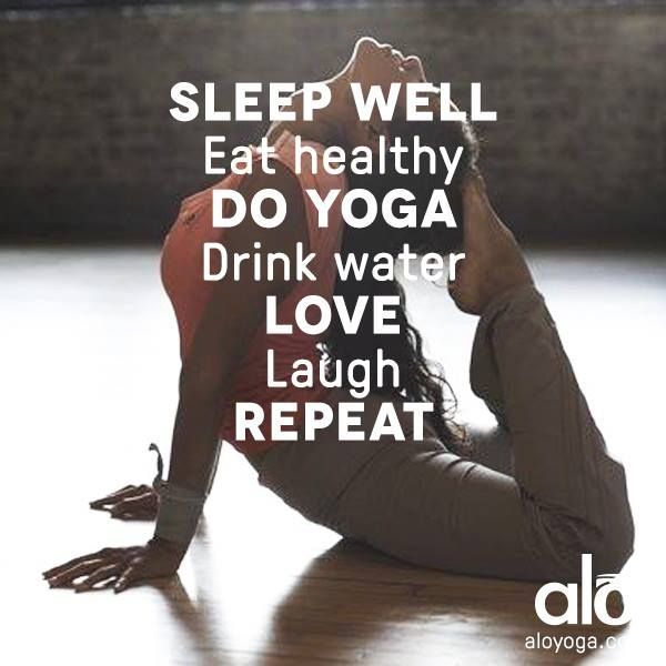 Yoga Inspirations: Sleep Well, Eat Healthy, DO YOGA… From the new Downdog Diar...