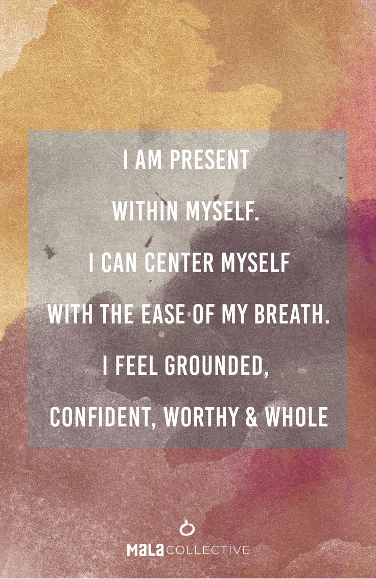 I Am Grounded. I am present in my mind, body, and spirit. I am here — fully. I...