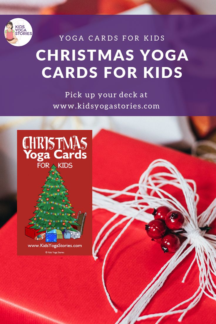 Christmas Yoga for Kids!  20 fun and active yoga poses for kids to get the wiggl...