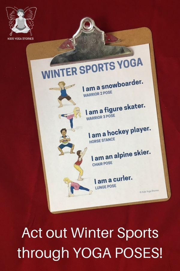 Winter Olympics Yoga: Bring winter sports to your home, studio, or classroom - b...