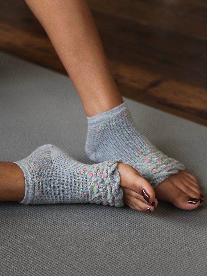Free People Floral Yoga Sock: I'm in love with these for dance