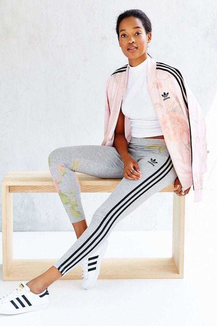 adidas Originals Pastel Rose Legging - Urban Outfitters