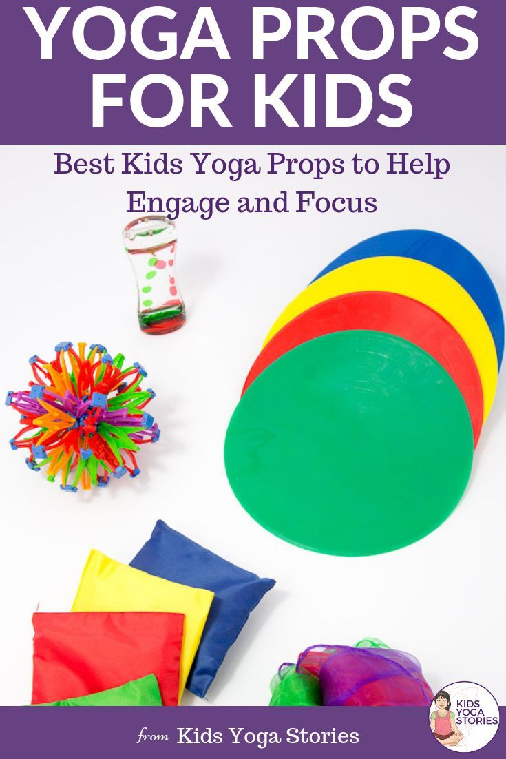 YOGA PROP IDEAS FOR KIDS! And stuff you probably have at home or in the classroo...