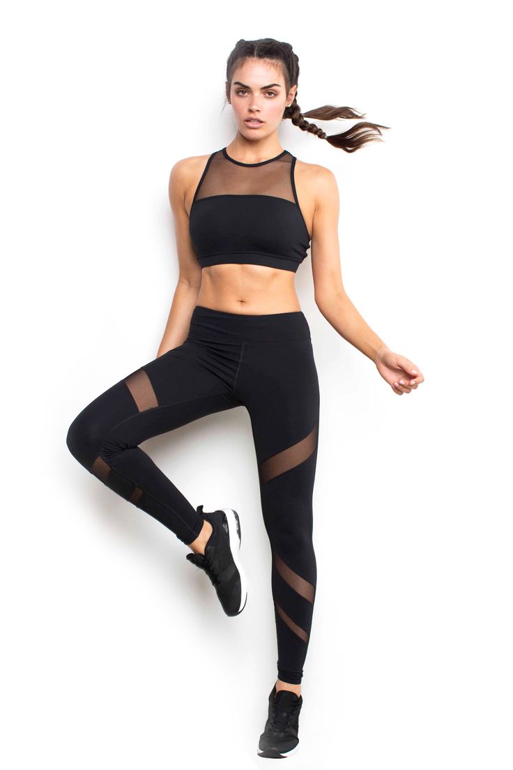 Black + Mesh, need we say more? These stunners are the ideal combo of basic blac...