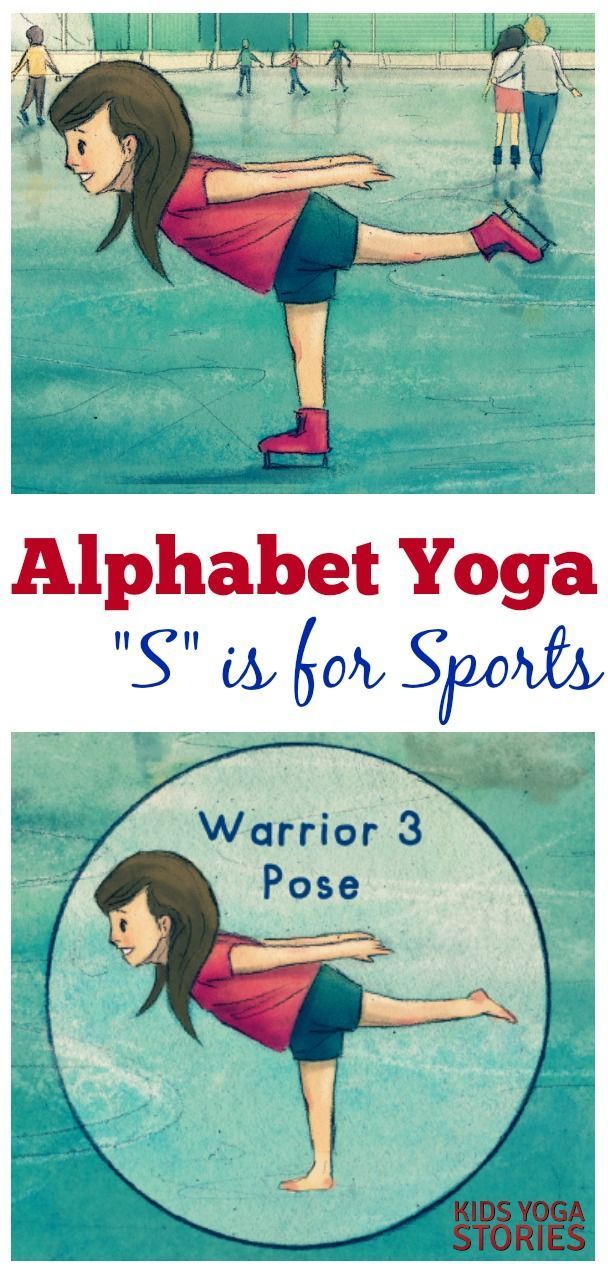 Sports Yoga for Kids: Act out Winter Activities Starting with an 